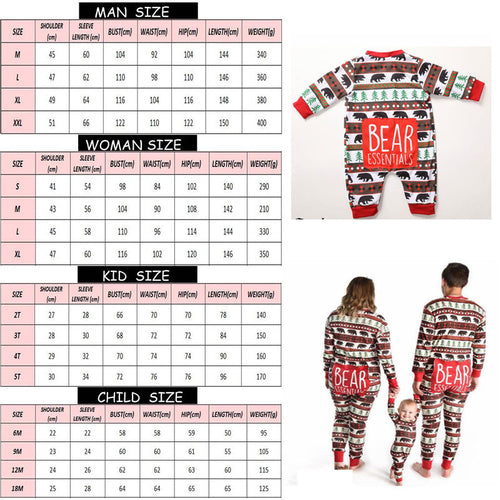 Pudcoco High Quality Christams Family Matching